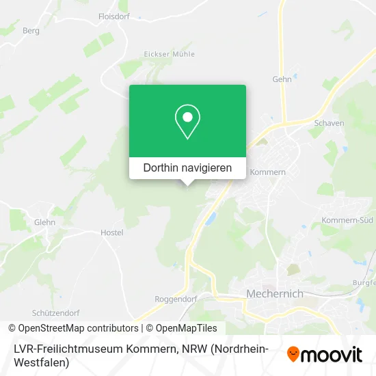 LVR-Freilichtmuseum Kommern Karte