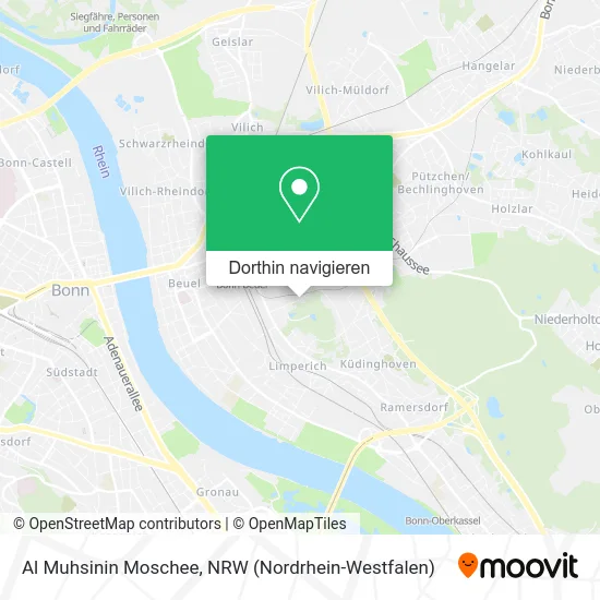 Al Muhsinin Moschee Karte