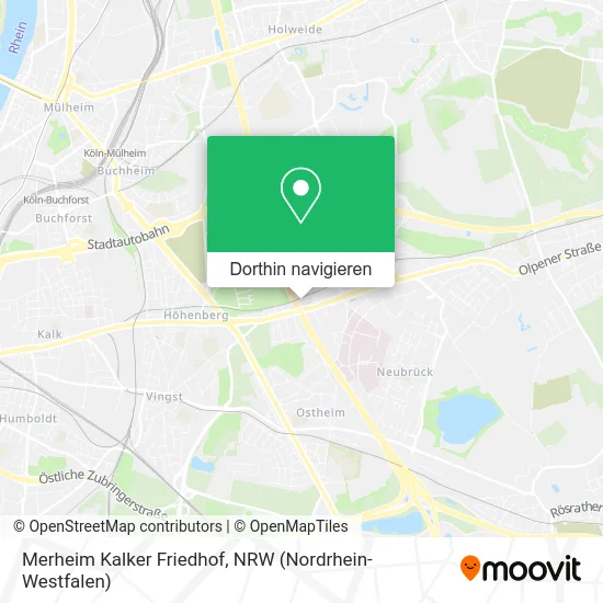 Merheim Kalker Friedhof Karte