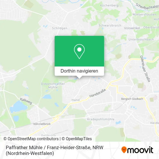 Paffrather Mühle / Franz-Heider-Straße Karte