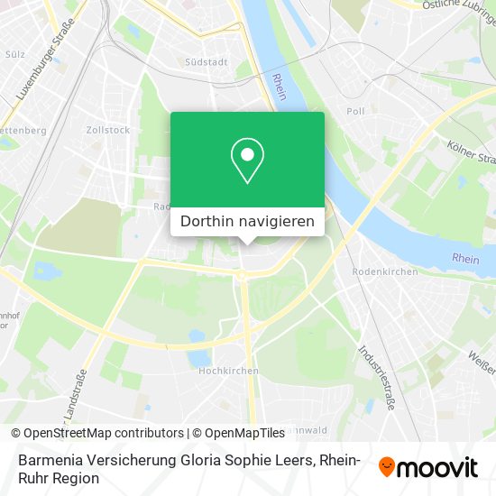 Barmenia Versicherung Gloria Sophie Leers Karte
