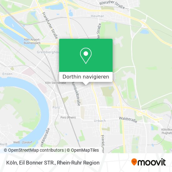 Köln, Eil Bonner STR. Karte