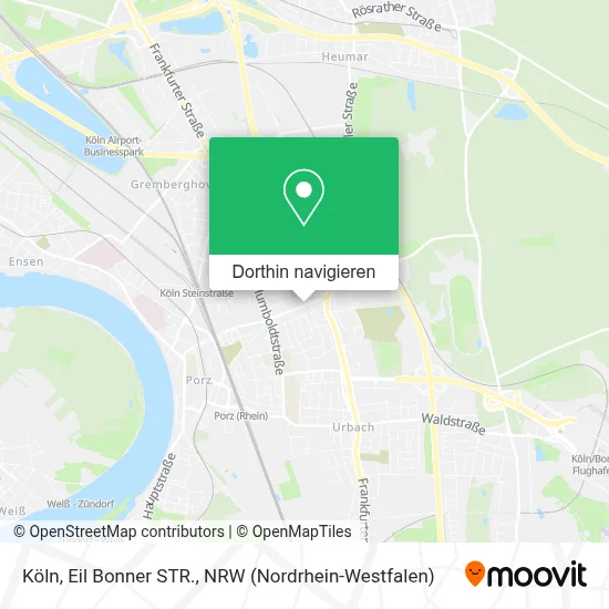 Köln, Eil Bonner STR. Karte