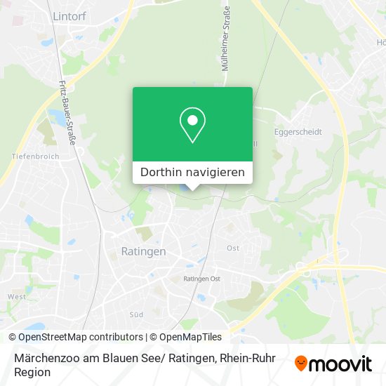 Märchenzoo am Blauen See/ Ratingen Karte