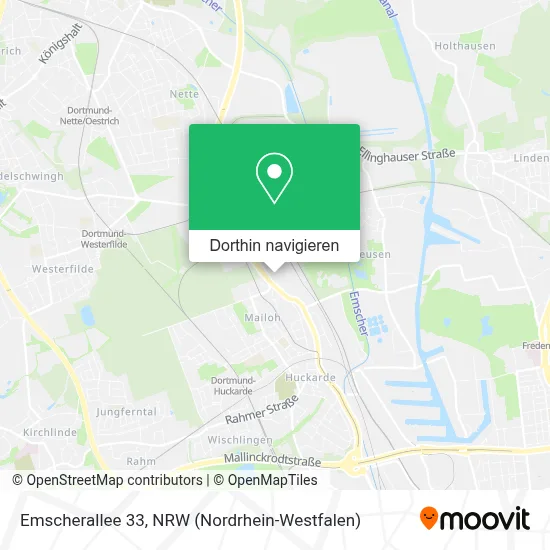 Emscherallee 33 Karte