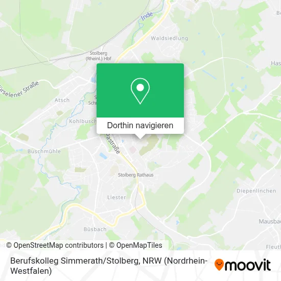 Berufskolleg Simmerath / Stolberg Karte