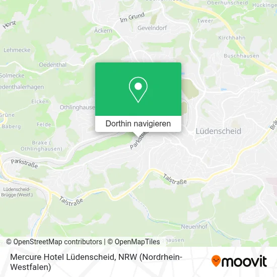 Mercure Hotel Lüdenscheid Karte