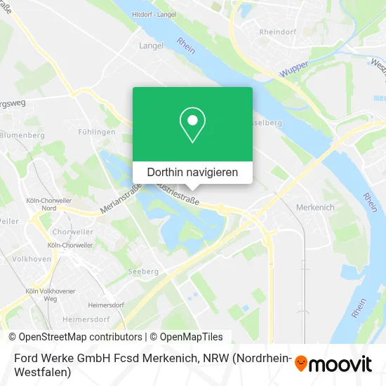 Ford Werke GmbH Fcsd Merkenich Karte
