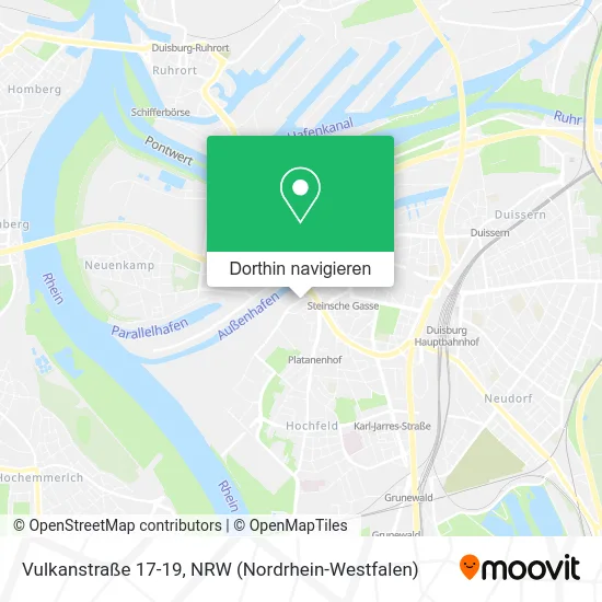 Vulkanstraße 17-19 Karte