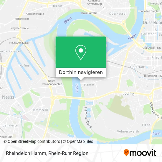Rheindeich Hamm Karte