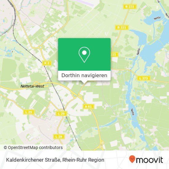 Kaldenkirchener Straße Karte