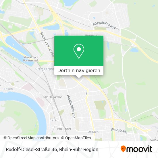 Rudolf-Diesel-Straße 36 Karte