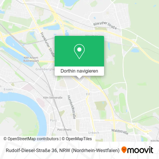 Rudolf-Diesel-Straße 36 Karte