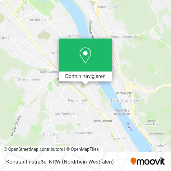 Konstantinstraße Karte