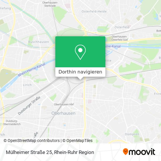 Mülheimer Straße 25 Karte