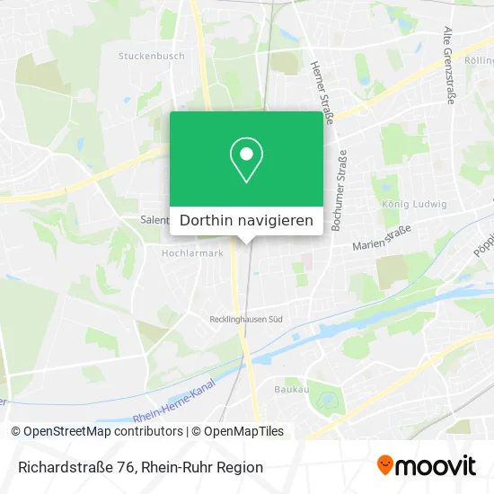 Richardstraße 76 Karte