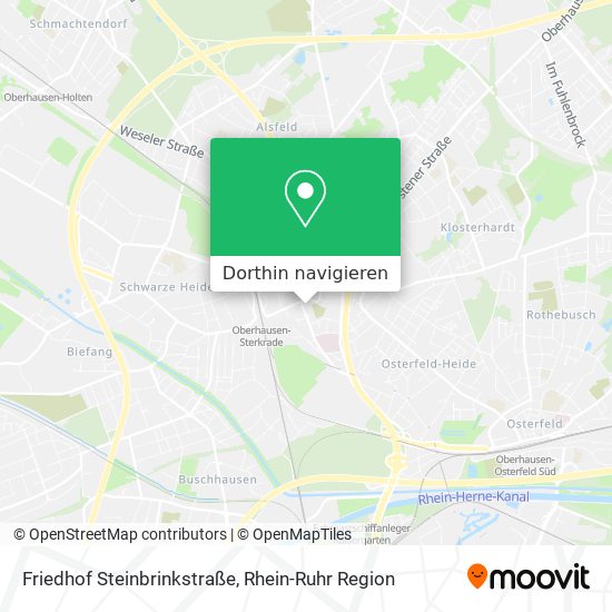 Friedhof Steinbrinkstraße Karte