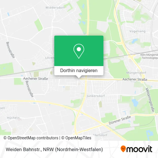 Weiden Bahnstr. Karte