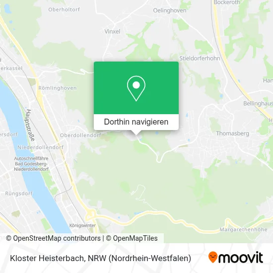 Kloster Heisterbach Karte