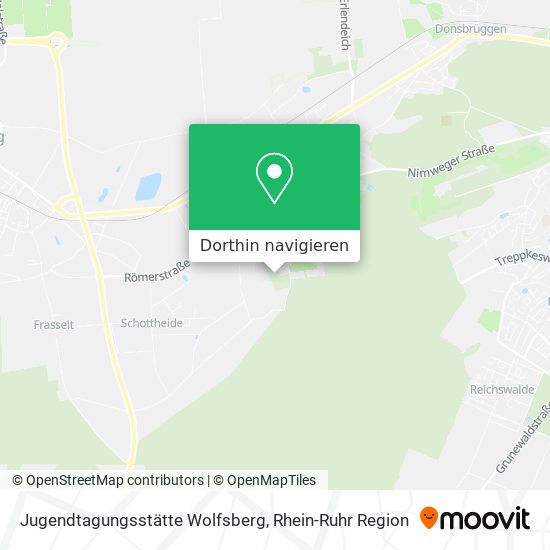 Jugendtagungsstätte Wolfsberg Karte