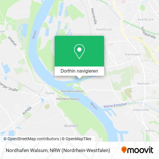 Nordhafen Walsum Karte