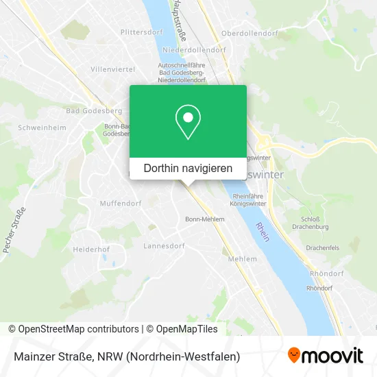 Mainzer Straße Karte