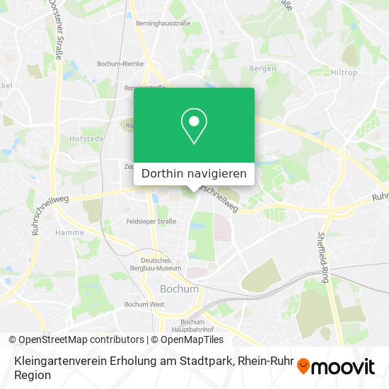 Kleingartenverein Erholung am Stadtpark Karte