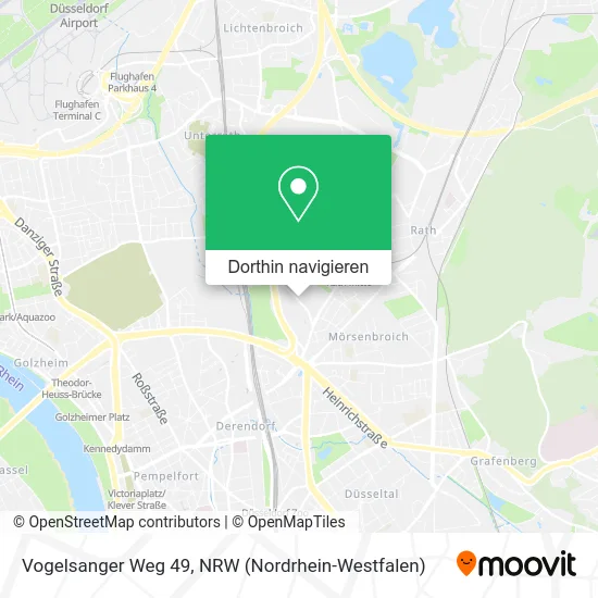 Vogelsanger Weg 49 Karte