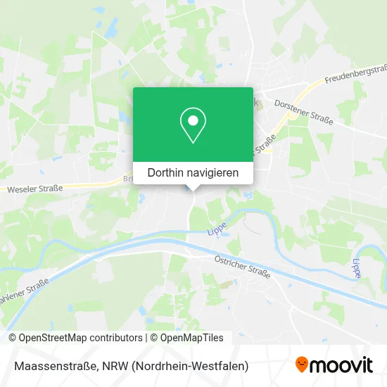 Maassenstraße Karte