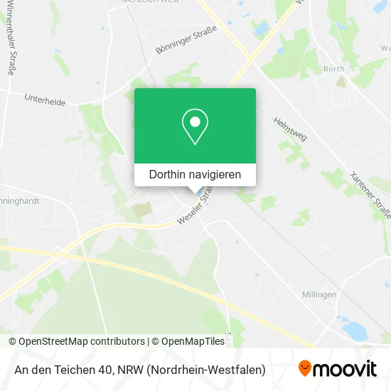 An den Teichen 40 Karte