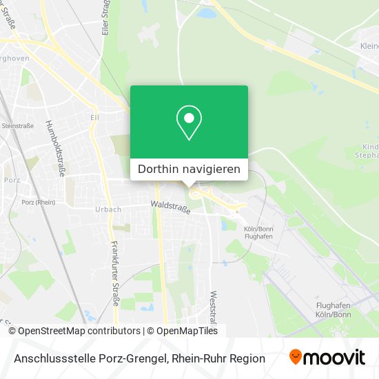 Anschlussstelle Porz-Grengel Karte