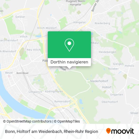 Bonn, Holtorf am Weidenbach Karte