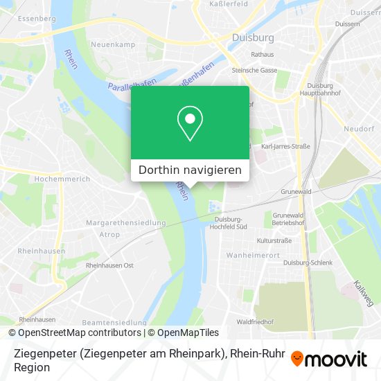Ziegenpeter (Ziegenpeter am Rheinpark) Karte