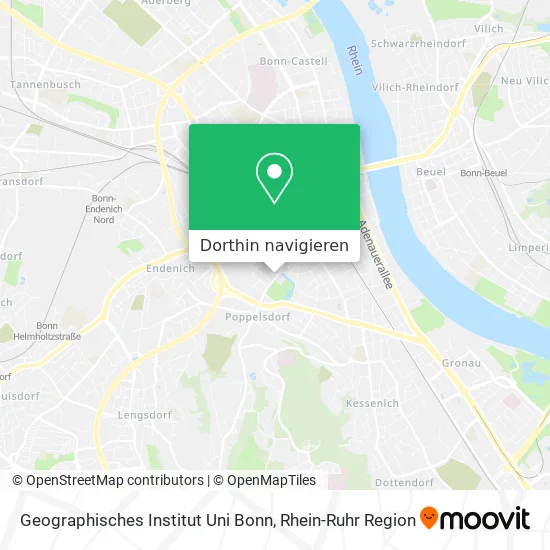 Geographisches Institut Uni Bonn Karte