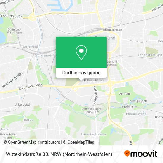 Wittekindstraße 30 Karte