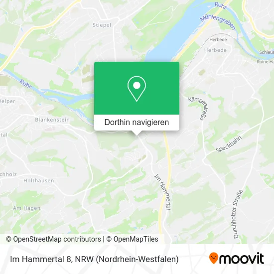 Im Hammertal 8 Karte