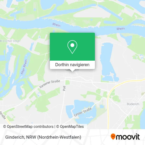 Ginderich Karte