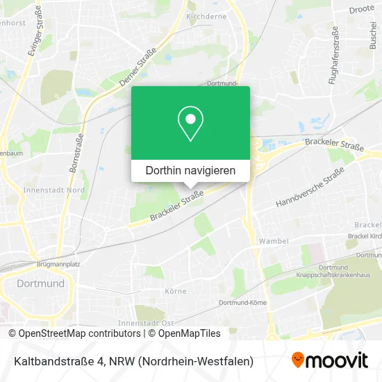 Kaltbandstraße 4 Karte