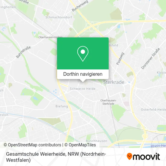 Gesamtschule Weierheide Karte