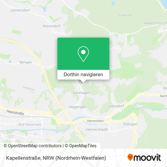 Kapellenstraße Karte
