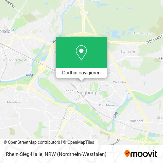 Rhein-Sieg-Halle Karte