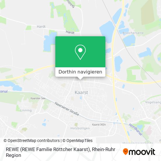 REWE (REWE Familie Röttcher Kaarst) Karte