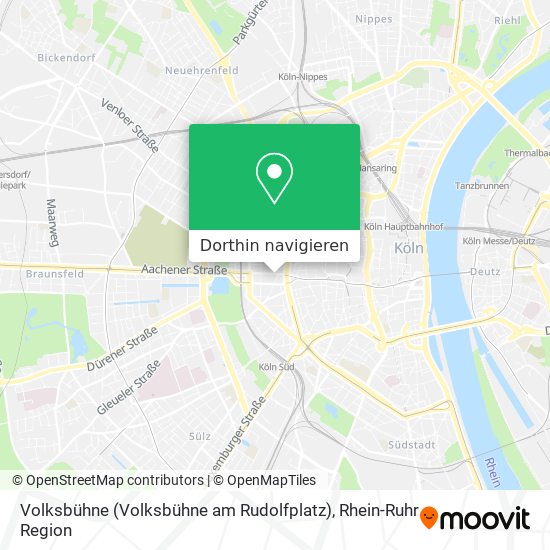 Volksbühne (Volksbühne am Rudolfplatz) Karte