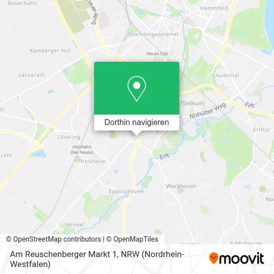 Am Reuschenberger Markt 1 Karte