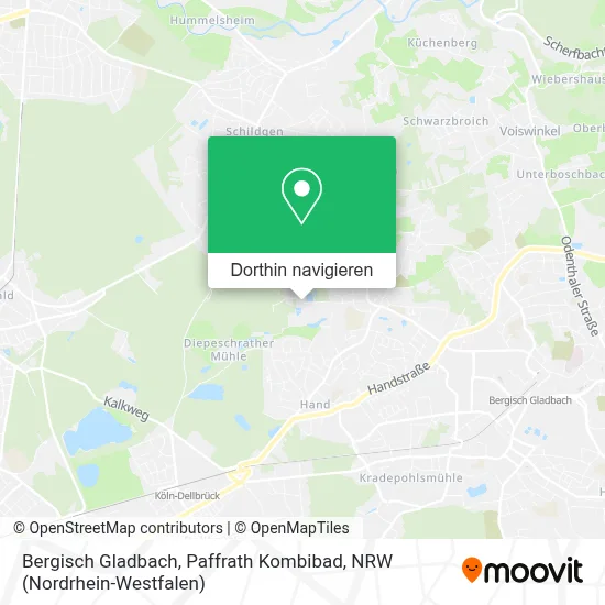 Bergisch Gladbach, Paffrath Kombibad Karte