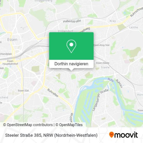 Steeler Straße 385 Karte