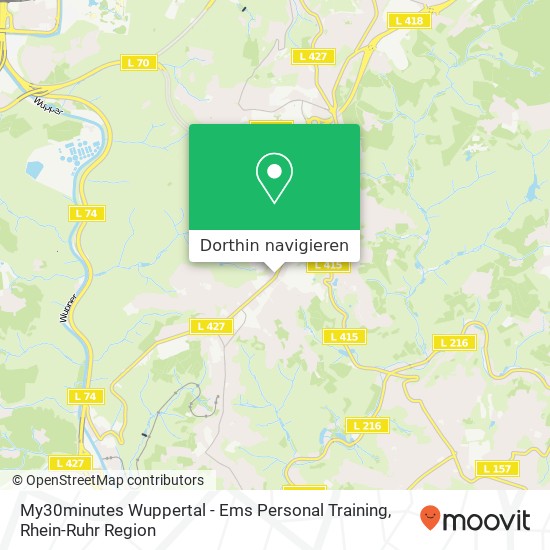 My30minutes Wuppertal - Ems Personal Training Karte