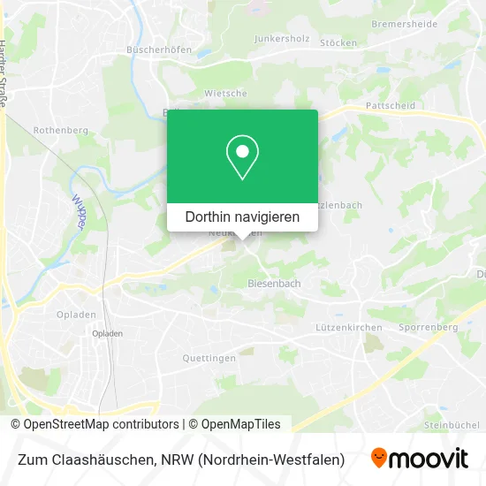 Zum Claashäuschen Karte