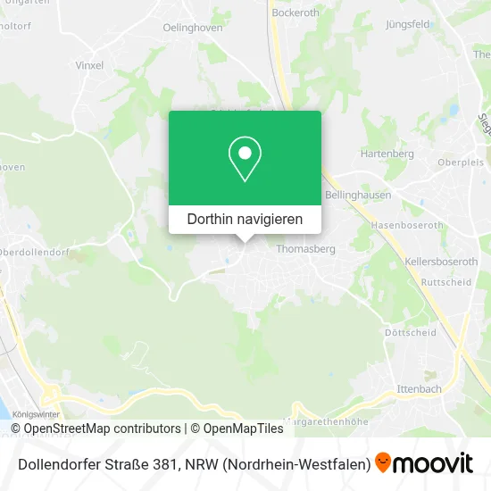 Dollendorfer Straße 381 Karte