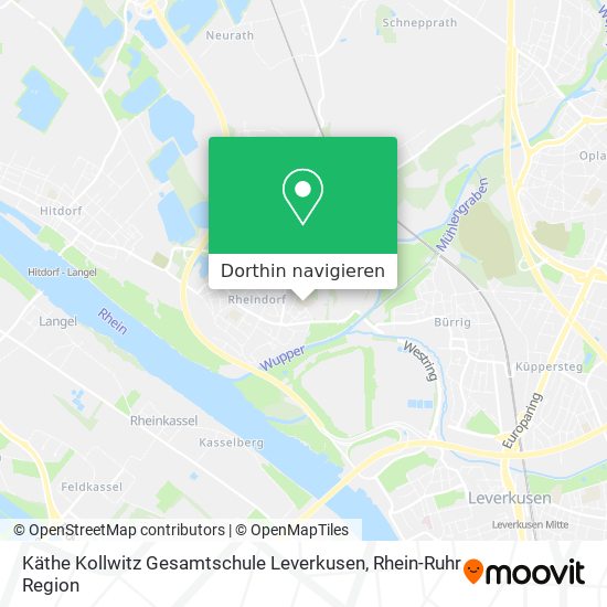 Käthe Kollwitz Gesamtschule Leverkusen Karte